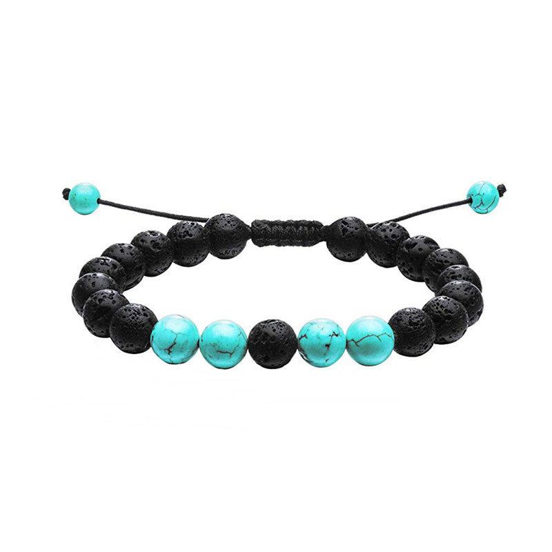Tiger Eye Couples Bracelets Matte Black Agate Beads Bracelet - Hobbies and Topics