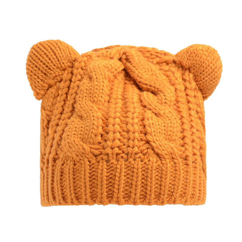 Hand Made Knitted Cat Ear Beanie - Hobbies and Topics