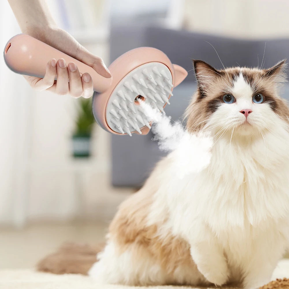 Pet Hair Cleaning Brush With Mist Dogs & Cats - Hobbies and Topics
