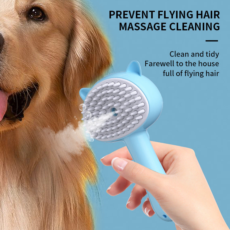 Pet Hair Cleaning Brush With Mist Dogs & Cats - Hobbies and Topics