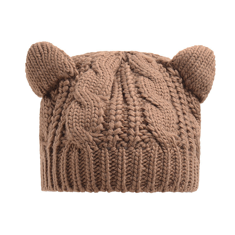 Hand Made Knitted Cat Ear Beanie - Hobbies and Topics