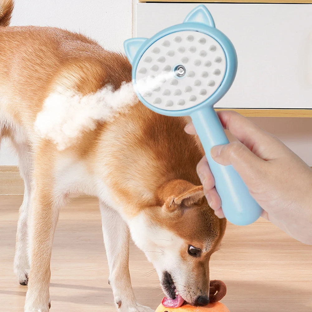Pet Hair Cleaning Brush With Mist Dogs & Cats - Hobbies and Topics