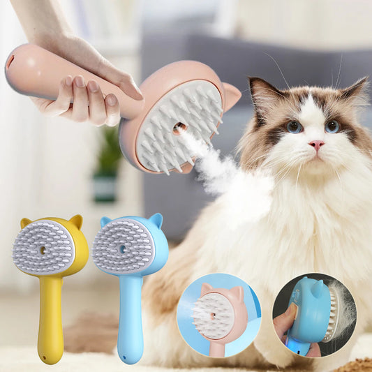 Pet Hair Cleaning Brush With Mist Dogs & Cats - Hobbies and Topics